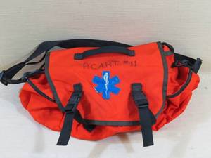 lot 89 image: Orange Medical Supply Bag