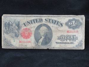 lot 68 image: 1917 $1 Bill - Sawhorse Back