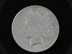 lot 13 image: 1926-S Peace Silver Dollar