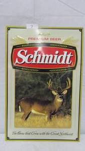 lot 7 image: Schmidt Tin Sign Buck