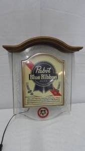 lot 20 image: Pabst Blue Ribbon Sign