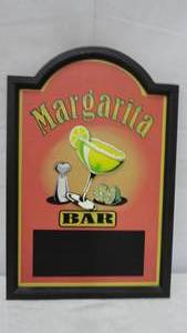 lot 21 image: Wooden Margarita Sign