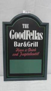 lot 22 image: Wooden GoodFellas Sign