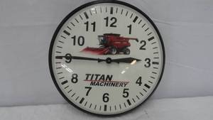 lot 25 image: Titan Machinery Clock