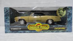 lot 31 image: 67 Chevelle L-78 American Muscle Die-Cast 118