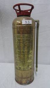 lot 33 image: Vintage Soda Acid Fire Extinguisher