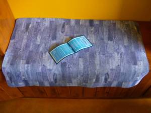 lot 20 image: Bone Tile Inlay 23 in. x 36 in. Multi Color Neoprene Mat
