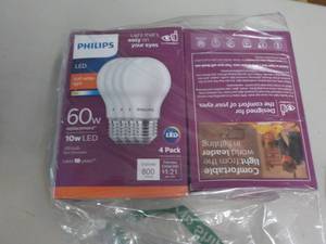 lot 30 image: 4 - 4 Packs 60 W Philips LED Light ...