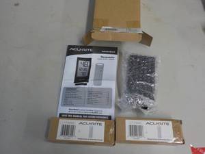 lot 32 image: Acu-rite Thermometer and Sensors Sh...