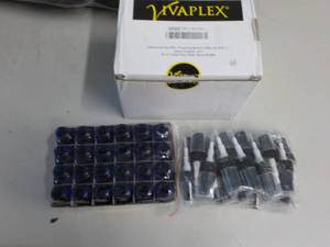 lot 34 image: Box of 10 ML Cobalt Blue Glass Spra...