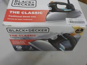 lot 53 image: Black and Decker The Classic Iron...