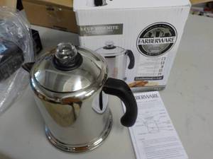 lot 57 image: Farberware 8 Cup Yosemite Stove Top...
