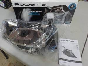 lot 59 image: Rowenta Cord Reel Iron...