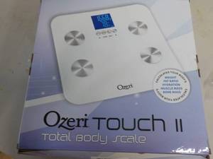 lot 79 image: Ozeri Touch II total Body Scale...