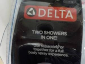 lot 138 image: Delta Two Showers in One Kit...
