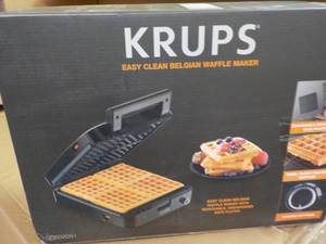 lot 169 image: Krups Belgian Waffle Maker...