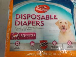 lot 182 image: Simple Solution Disposable Diapers ...
