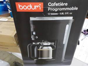 lot 194 image: Bodum Programmable Coffee Maker...