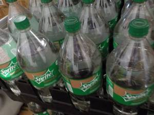 lot 222 image: Case of 8 - 2 liter Sprite Ginger...