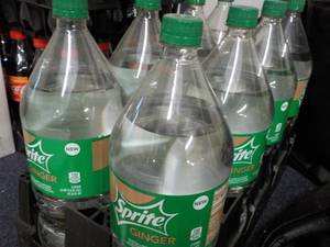 lot 229 image: Case of 8 - 2 liter Sprite Ginger...