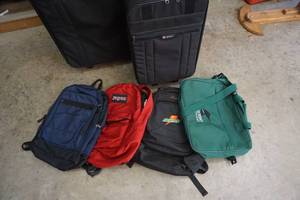 lot 24 image: Airways Brand Luggage Set With 3 Back Packs and Brief Case