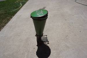 lot 13 image: Vintage John SeedGrain Hopper Converted To Bird Feeder