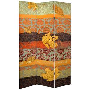 lot 354 image: Oriental Furniture 7 ft. Printed 3-Panel Room Divider, CAN-GITA18