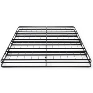 lot 363 image: Hercules Instant Folding Full Low Profile 4-Inch Mattress Foundation Box Spring Replacement, 125025-5230