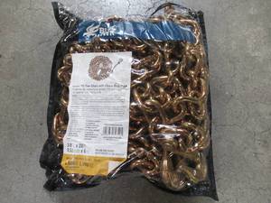 lot 411 image: Blue Hawk 20-ft Welded Zinc Plated Steel Chain AC-9006 - NEW