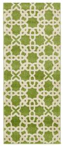 lot 28 image: UNIQUE LOOM TRELLIS COLLECTION 27x8 Runner in L.GreenBone.  Design A099A - TCY25