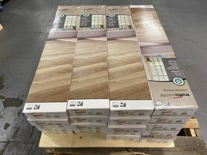 lot 31 image: TRAFFICMASTER Lot of 20 cases Oak 6 in. W x 36 in. L Luxury Vinyl Plank Flooring (24 sq. ft.  case)
