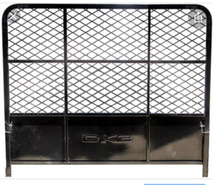 lot 32 image: DK2 Drive Up Gate for MMT5X7 Trailer with Black Powder Coated Finish - 5X7-DUG