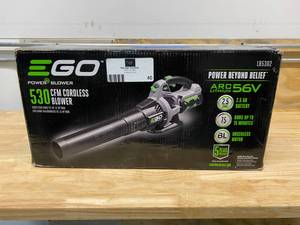 lot 40 image: EGO 110 MPH 530 CFM 56V Lithium-Ion Cordless Variable-Speed Turbo Electric Blower (Tool Only)