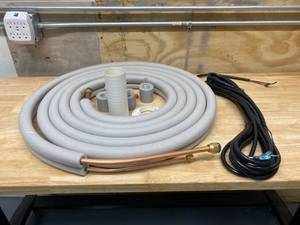 lot 43 image: ACCESSORIES For Split Type Air-Conditioner.  Copper Pipe Length is 24.6 FT