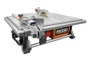 lot 46 image: RIGID 6.5 Amp Corded 7 in. Table Top Wet Tile Saw