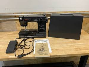 lot 55 image: JANOME HD1000 Black Edition 14-Stitch Industrial-Grade Sewing Machine