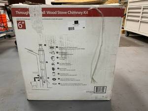 lot 56 image: DURAVENT DuraPlus 6 in. Through-The-Wall Chimney Stove Vent Kit