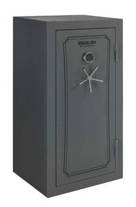 lot 58 image: TOTAL DEFENSE 40-Gun FireWaterproof Safe with Electronic Lock and Door Storage