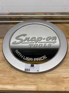 lot 63 image: SNAP-ON TOOLS decroative mirror