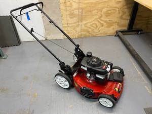 lot 66 image: TORO 22 in. Honda High Wheel Variable Speed Gas Walk Behind Self Propelled Lawn Mower