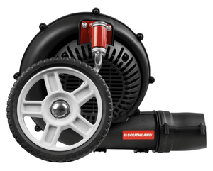 lot 91 image: SOUTHLAND 170 MPH 520 CFM Blower Attachment for Southland Wheeled String Trimmer Mower