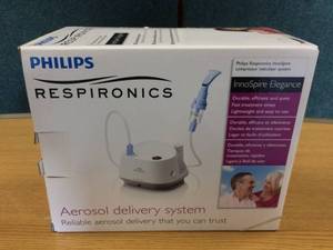lot 13 image: Philips Respironics InnoSpire ELEGANCE Compressor Nebulizer Aerosol System - New In Box