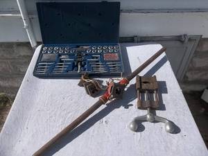 lot 68 image: Tap & Die Set, Pipe Threader & Pipe Cutter