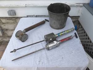 lot 79 image: Antique Insecticide Sprayers, Pail