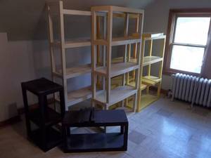 lot 110 image: Plastic Shelving