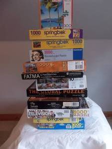 lot 113 image: 12-Jigsaw Puzzles