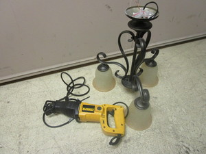 DECORATIVE CEILING LIGHT FIXTURE, DEWALT RECIPROCATING SAW