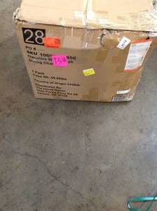 lot 13 image: LOT WITH 1 HAMPTON BAY Oakshire 1-Piece Wicker Outdoor Patio Deep Seating chair with Tan Cushion SEE PICS