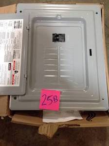 lot 25 image: LOT WITH MURRAY 100-Amp 12-Space 24-Circuit Main Breaker Load Center SEE PICS