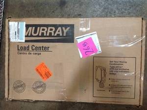 lot 26 image: MURRAY 200 Amp 20-Space 40-Circuit Main Lug Load Center SEE PICS